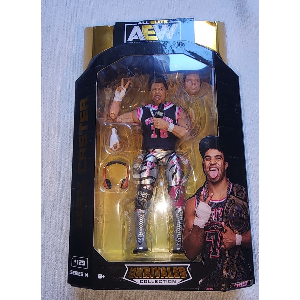 Max Caster AEW unrivaled collection #129 series 14